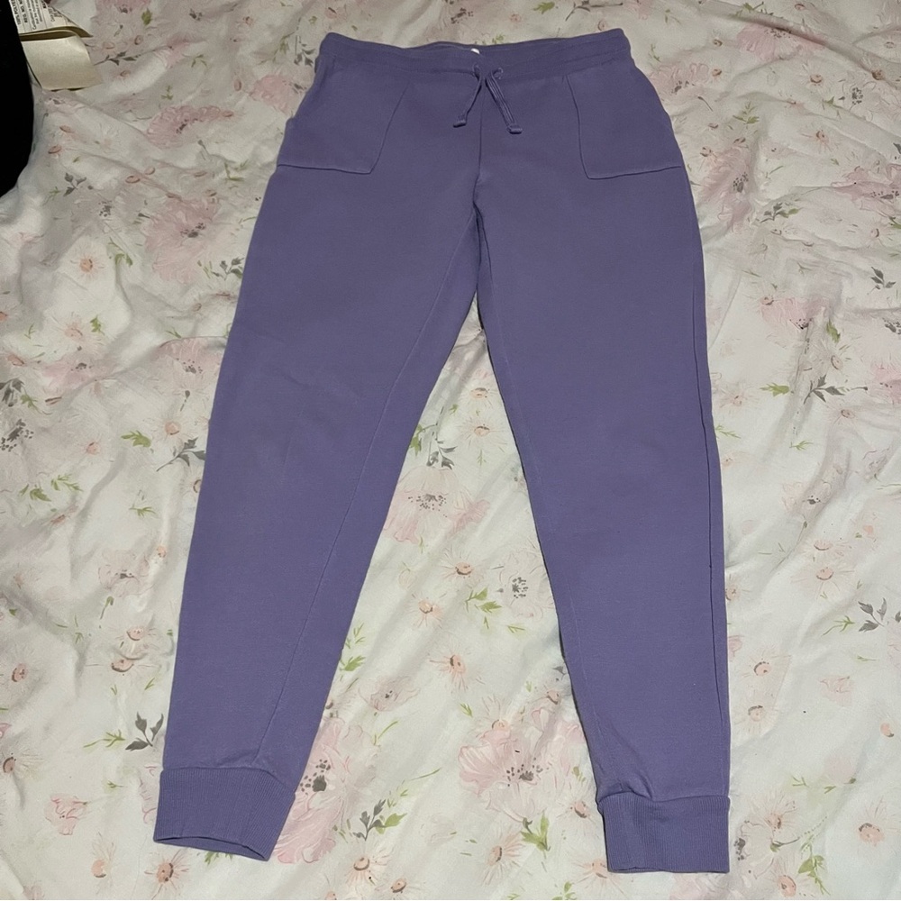 Pink Rose Lavender Jogger Pants